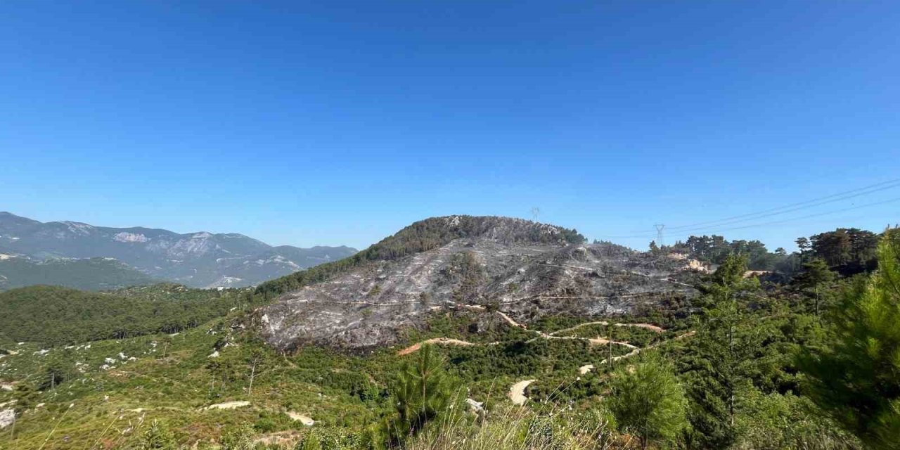 Alanya Kızılalan’da Çıkan Yangın Yaklaşık 10 Saat Sonra Kontrol Altına Alındı