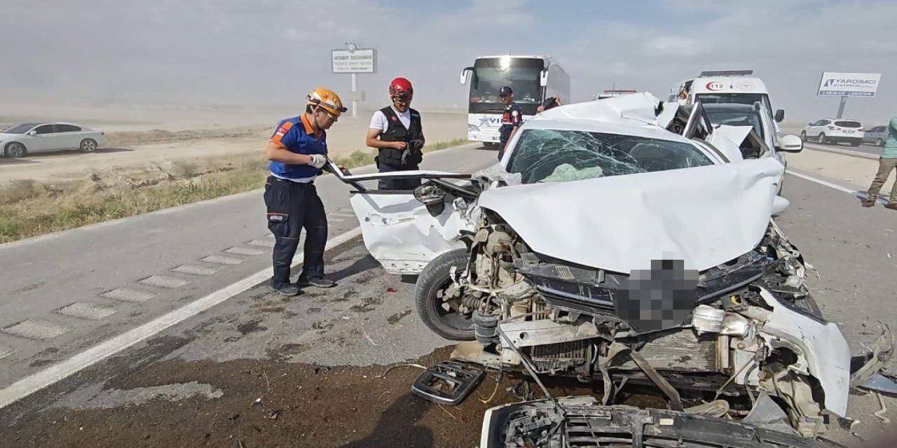 Kum Fırtınası Aksaray’ı Kör Noktaya Çevirdi