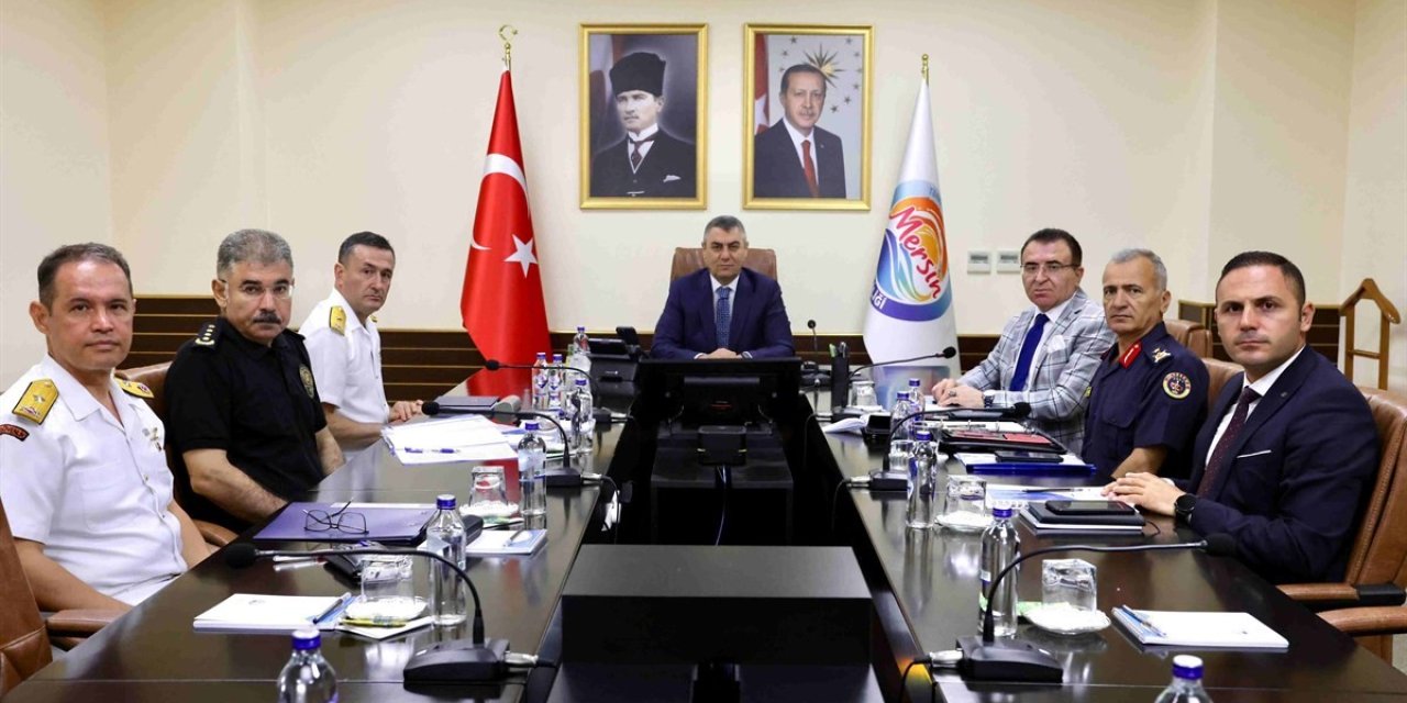 Mersin’de Güvenlik Ve Asayiş Değerlendirme Toplantısı Yapıldı