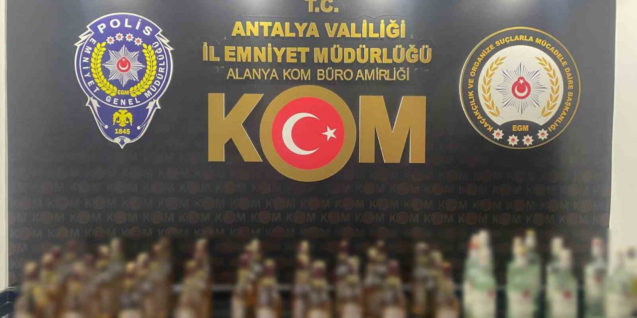 Antalya’da Son 1 Haftada Çok Miktarda Kaçak İçki Ve Tütün Ele Geçirildi