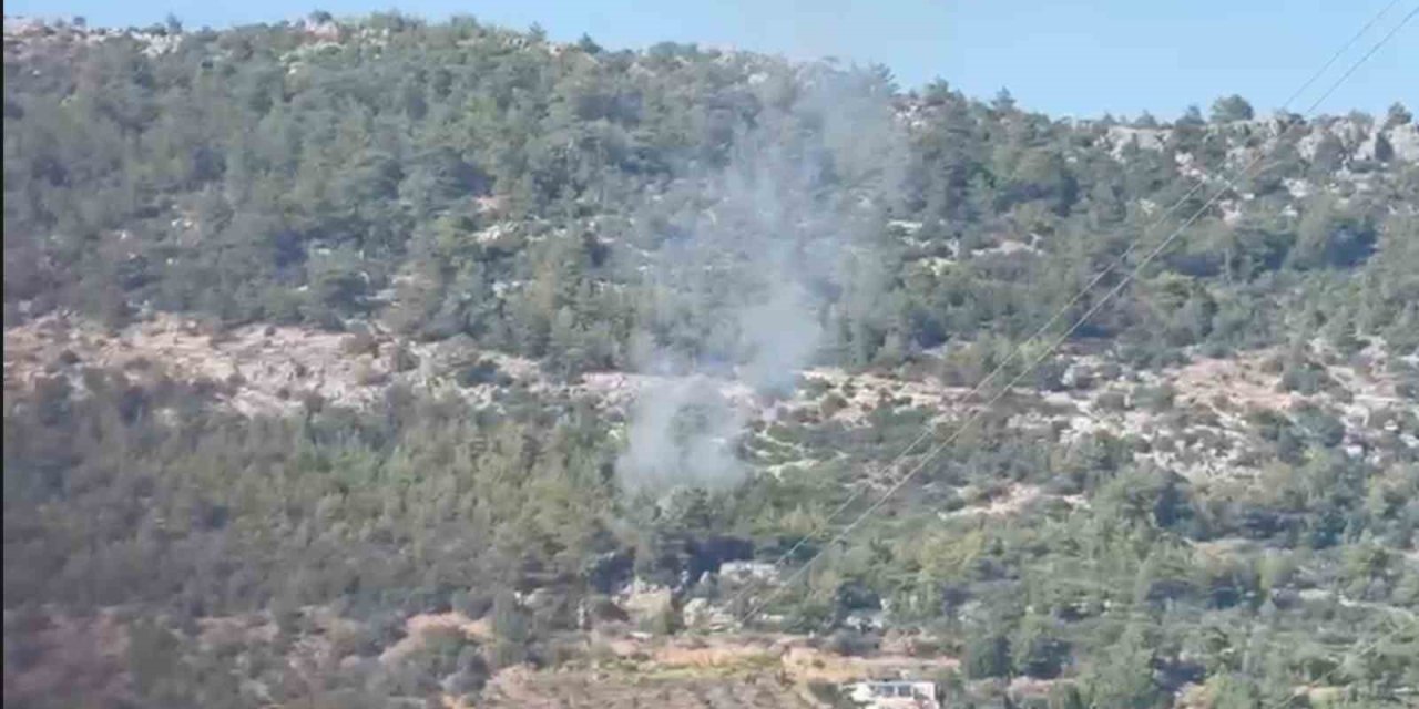 Gazipaşa’da Ormanlık Alanda Başlayan Yangın Büyümeden Söndürüldü