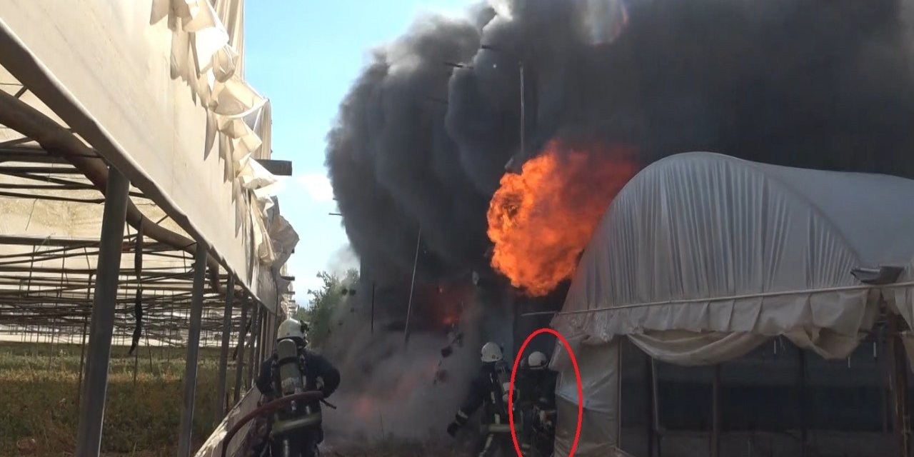 Mobilya Atölyesi Yangınında Faciadan Dönüldü: Duvar Çöktü, İtfaiye Erleri Son Anda Kurtuldu