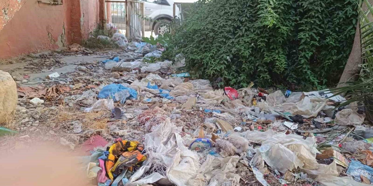 Evin Bahçesinden Kamyon Dolusu Çöp Çıktı