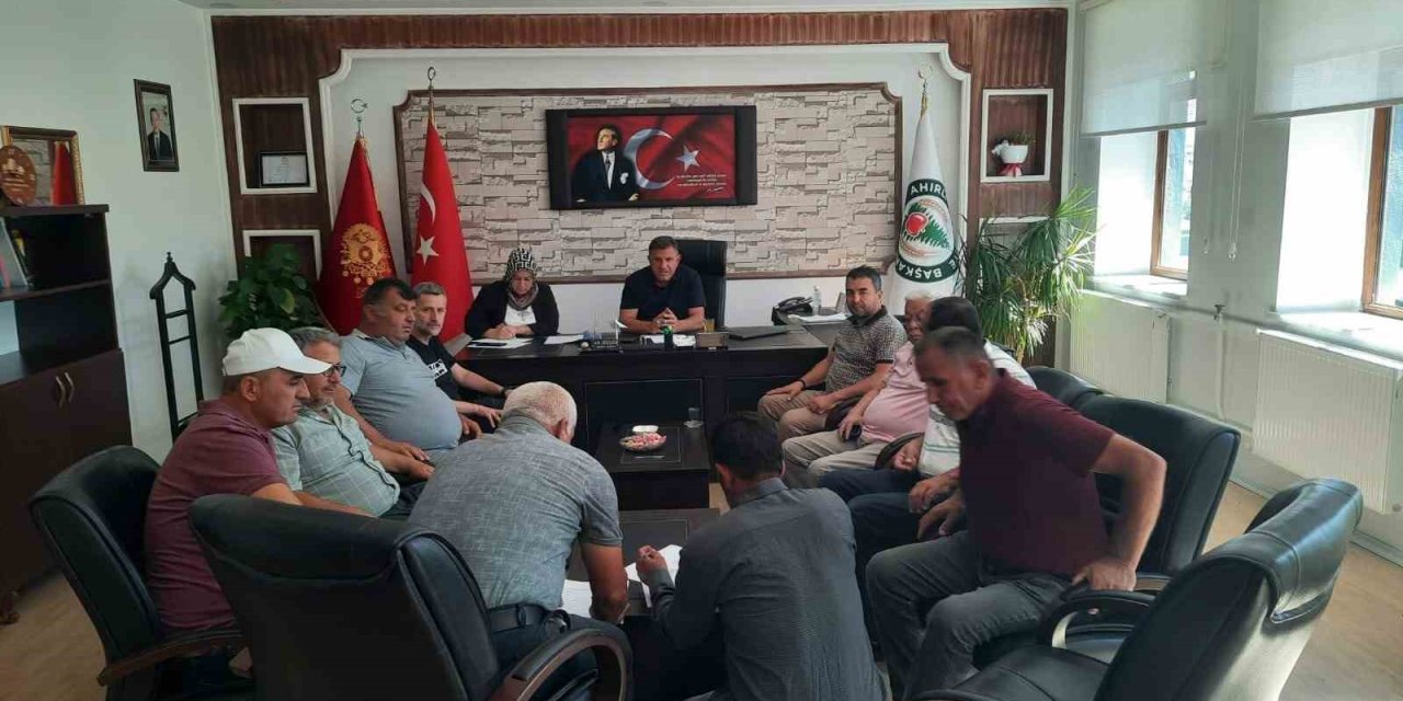 Bozkır İlçe Ziraat Odası, Bölgedeki Kuraklığı İstişare Etti