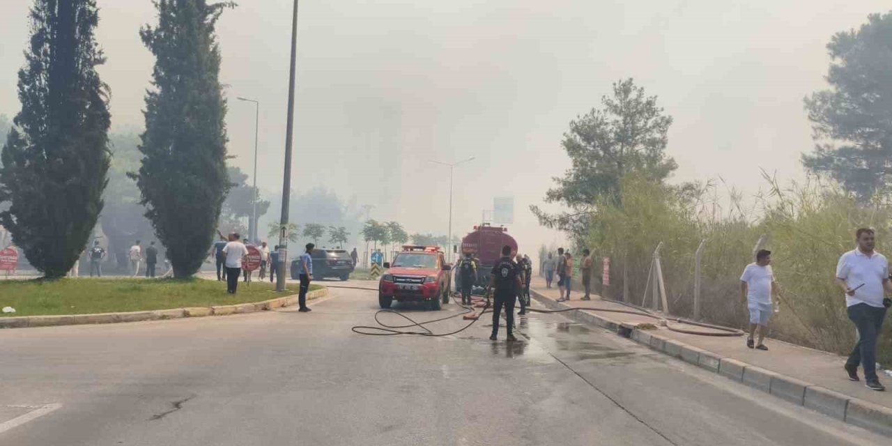 Orman Yangınında Alev Alan 6. Kattaki Evin Balkonuna Toma Müdahalesi