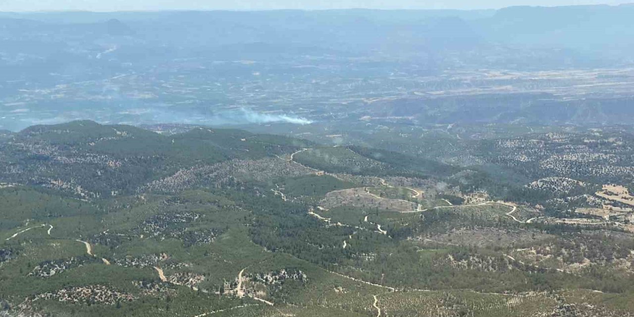 Mersin’de 2 İlçede Orman Yangını