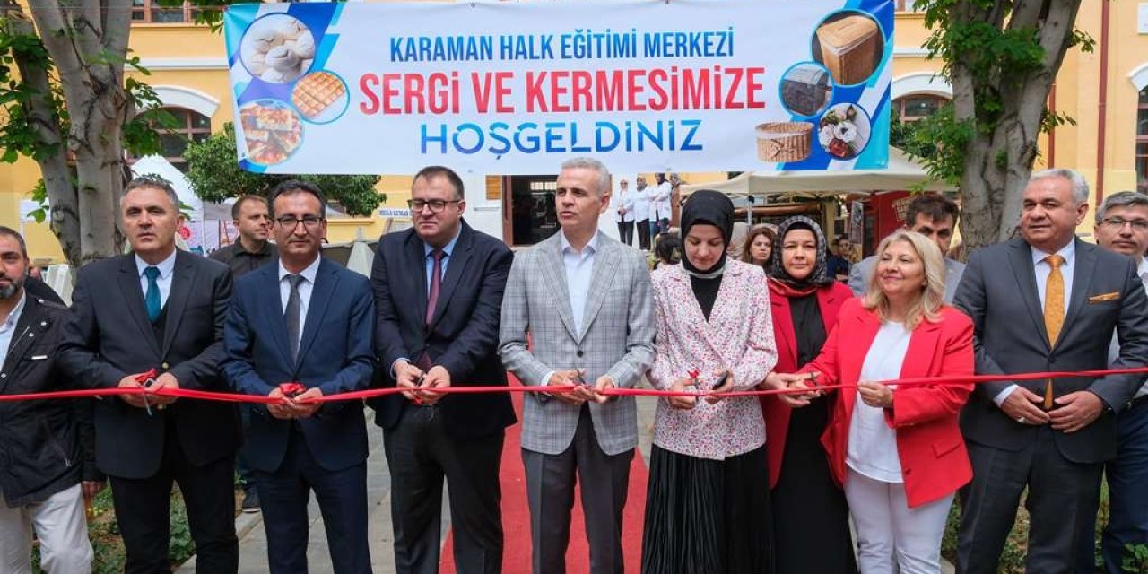 Karaman Halk Eğitiminde Kursiyerlerin Eserleri Görücüye Çıktı