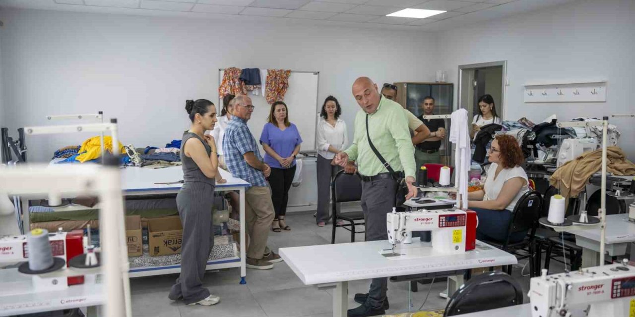 Ab Heyeti, Halkkent Sosyal Girişimcilik Merkezinde İncelemelerde Bulundu