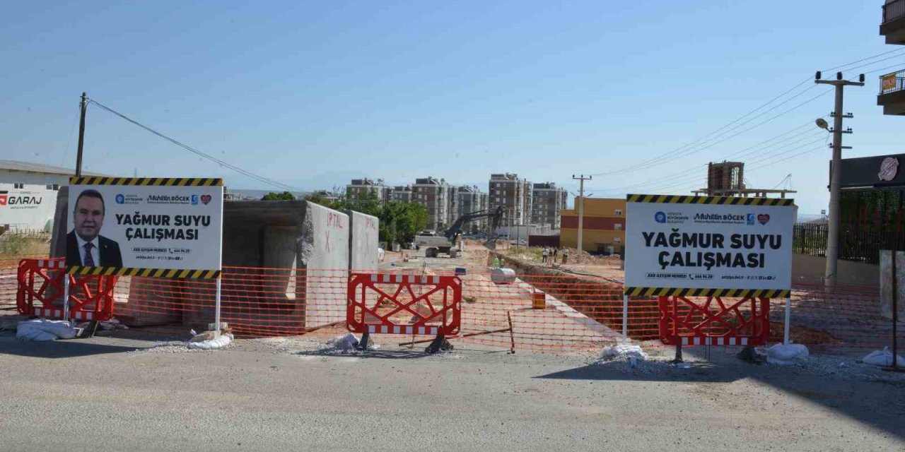 Kepez Fevzi Çakmak Mahallesi’ne 92 Milyon Tl’lik Yağmur Suyu Yatırımı