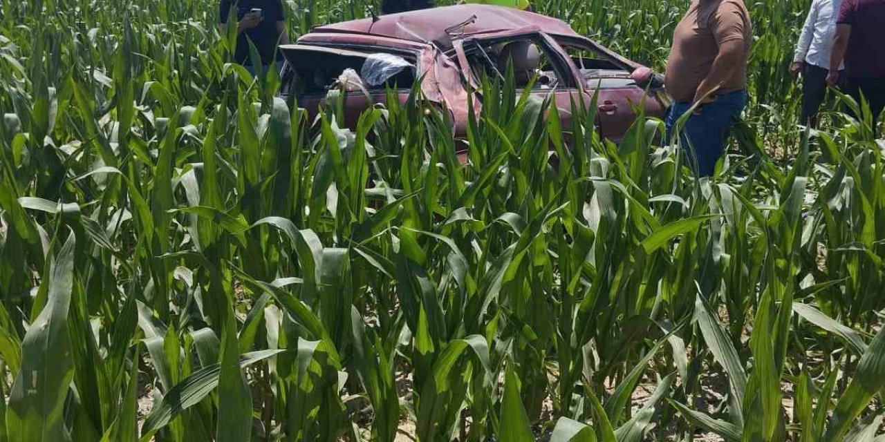 Kontrolden Çıkan Otomobil Takla Attı: 1 Yaralı