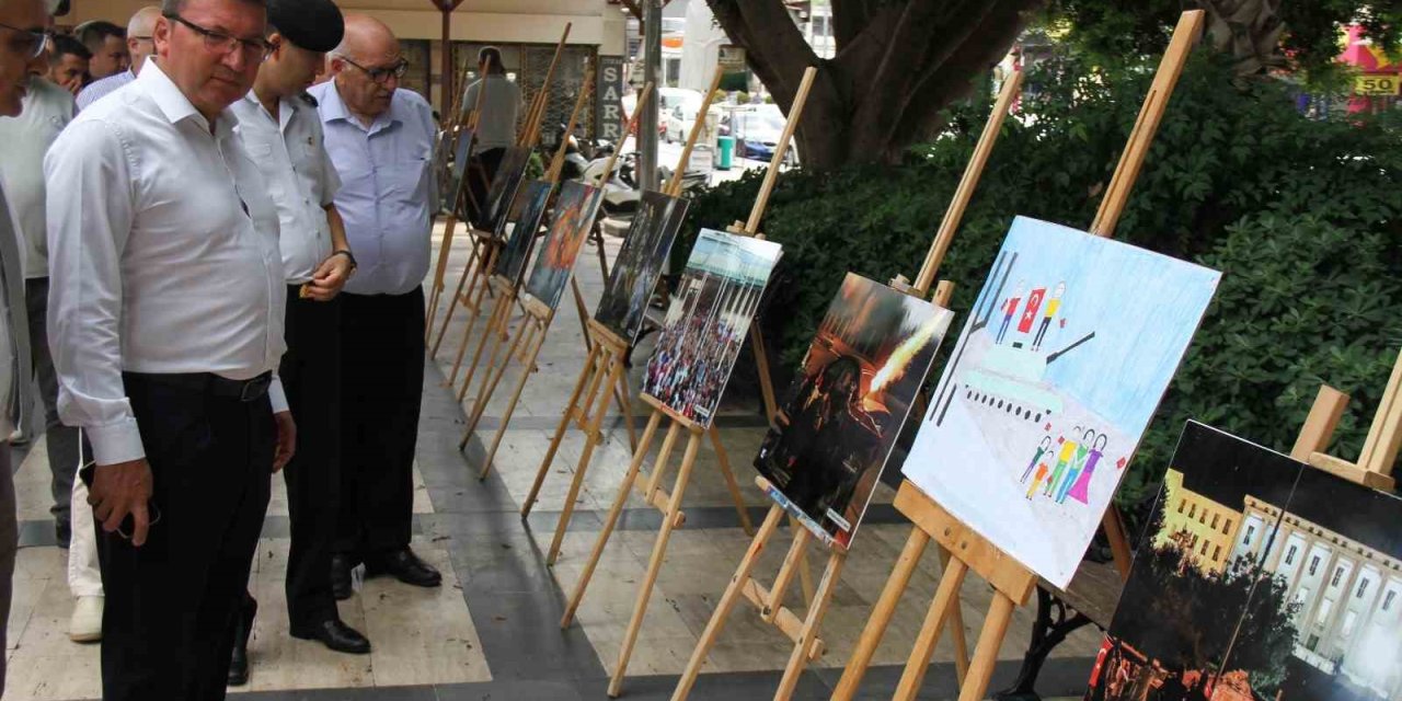 Serik’te "15 Temmuz Demokrasi Ve Millî Birlik Günü" Anısına Fotoğraf Sergisi Açıldı