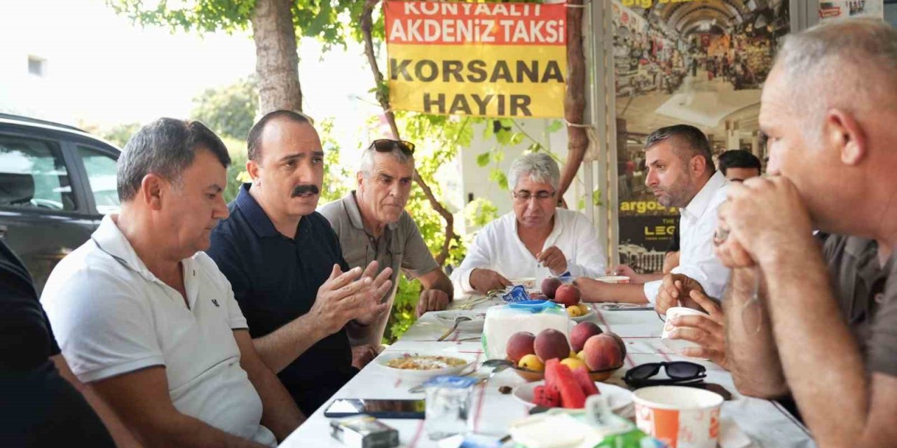 Başkan Kotan Taksici Esnafına Konuk Oldu