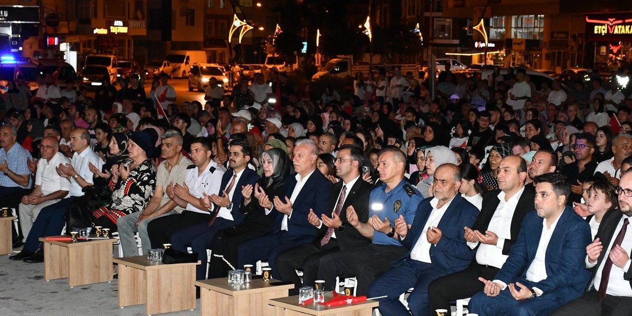 Kulu’da "15 Temmuz Demokrasi Ve Milli Birlik Günü" Etkinlikleri