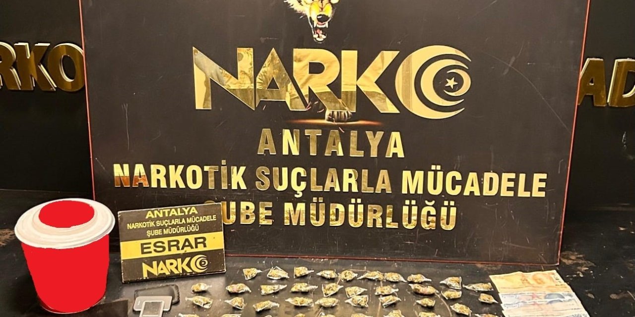 Antalya’da Uyuşturucu Operasyonlarında 1 Haftada 27 Şüpheli Tutuklandı
