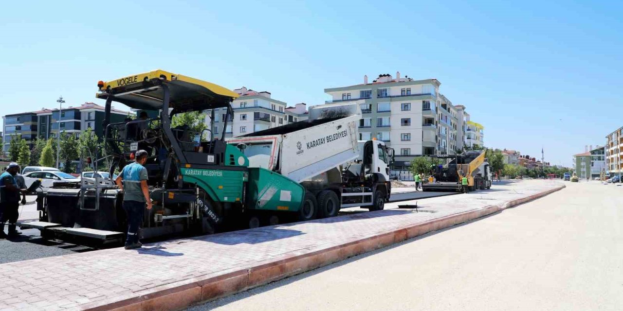 Karatay’da Yol Ve Asfalt Seferberliği