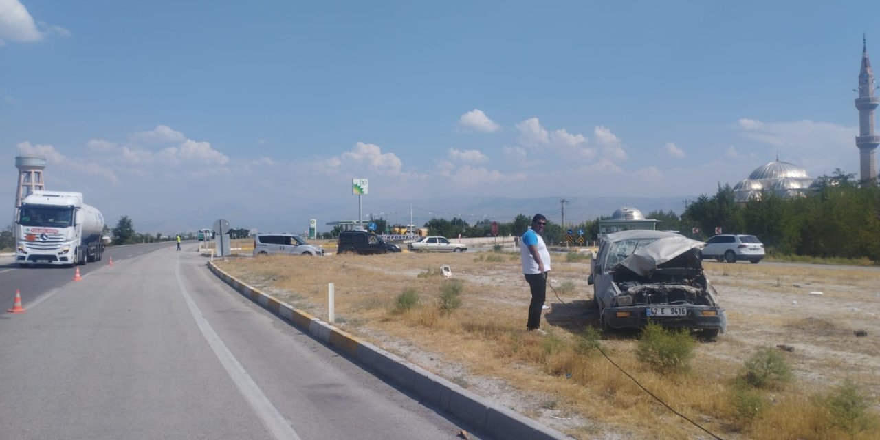 Ereğli’de Kamyonet Takla Attı: 5 Yaralı