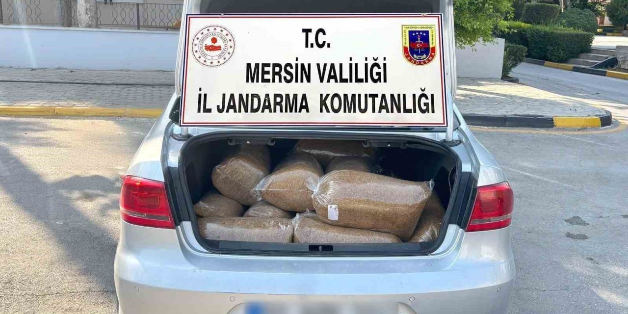 Mersin’de 100 Kilo Kaçak Tütün Ele Geçirildi