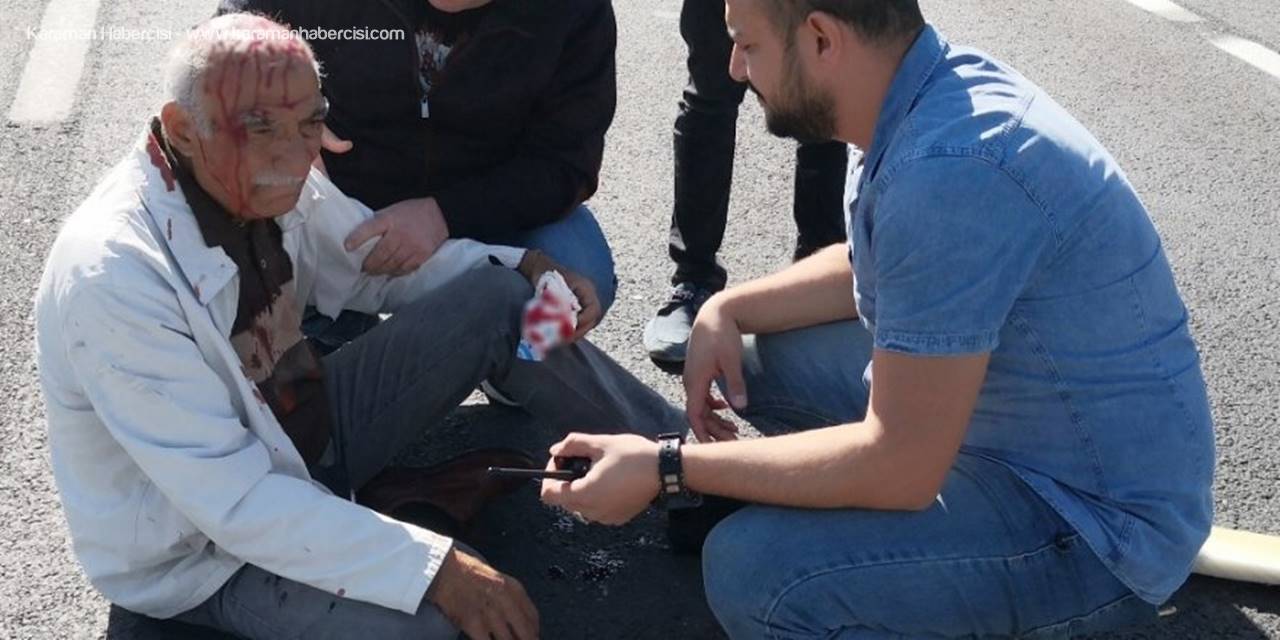 Kazada Yaralanan Yaşlı Adam Polise Bisikletini Sordu