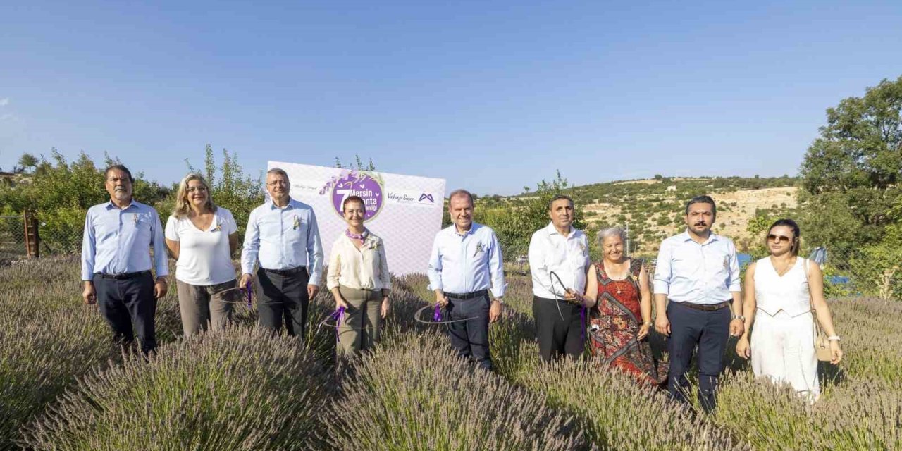 Mersin’de ’7. Lavanta Hasat Şenliği’ Düzenlendi