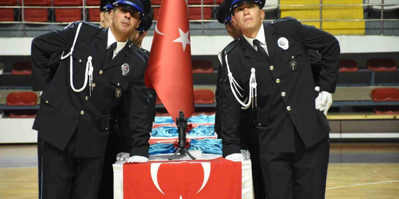 Karaman Pomem’de 228 Polis Adayı Mezun Oldu