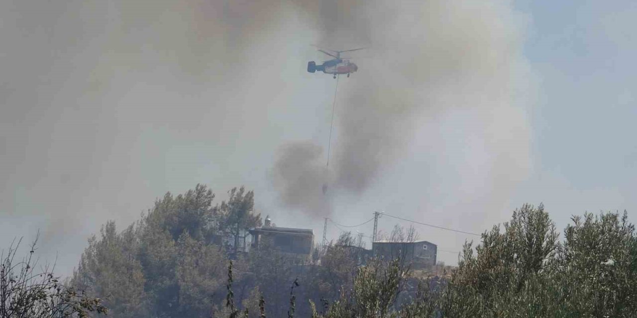 Alevler Bir Anda Evinin Yanına Geldi, Yaşlı Adam Kabusu Yaşadı