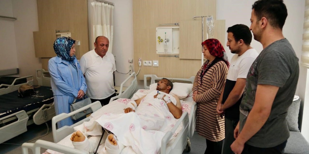 Emniyet Müdürü Demir, Yaralı Polis Memurunu Ziyaret Etti