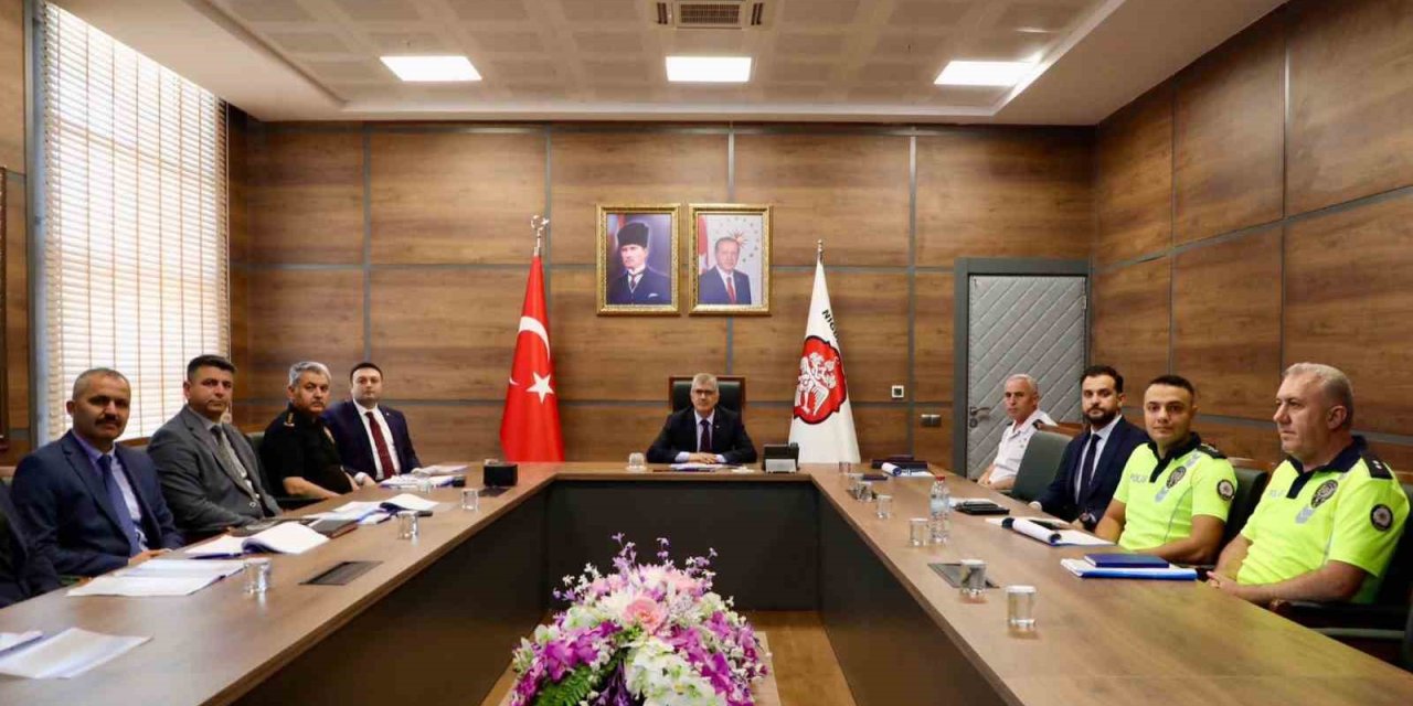 Niğde’de Asayiş Ve Güvenlik Değerlendirme Toplantısı Yapıldı