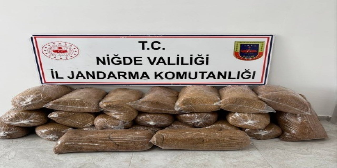 Niğde’de 120 Kilo Kaçak Tütün Ele Geçirildi