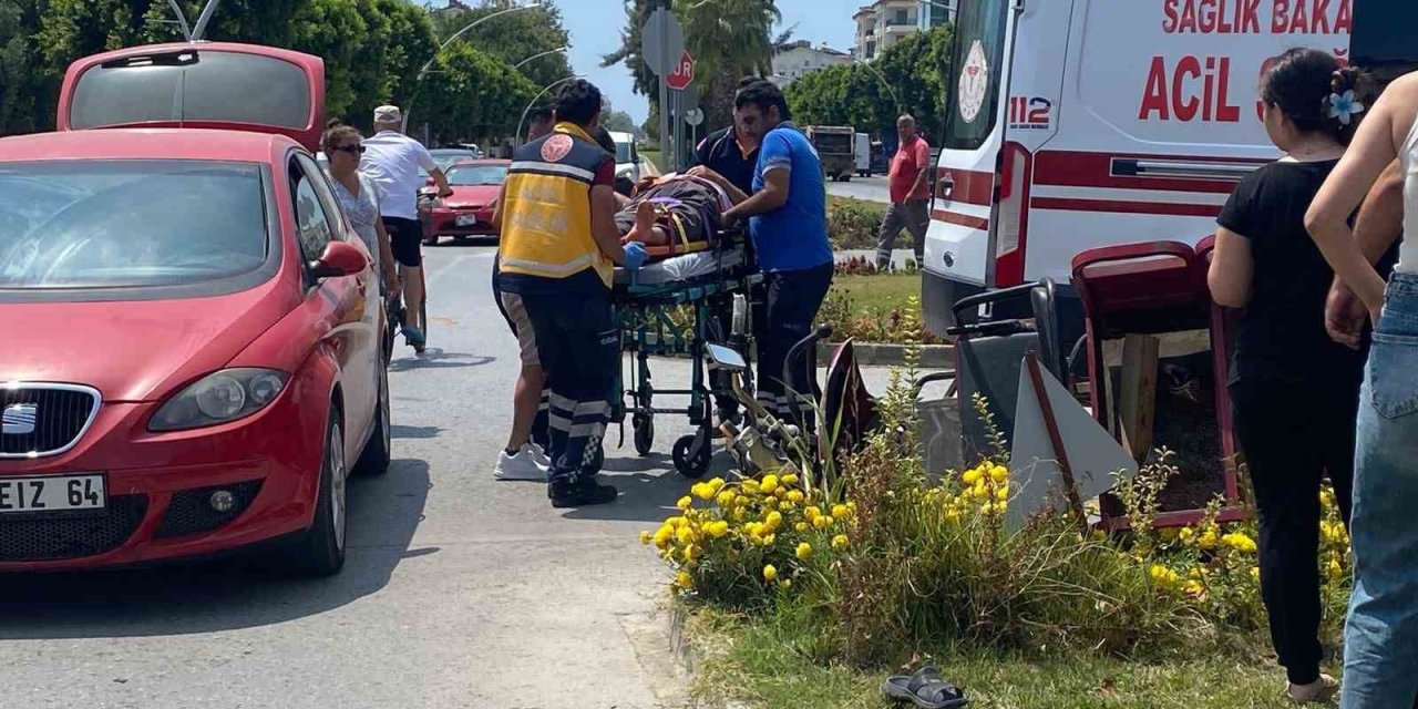 Kazada Baba Oğul Hastanelik Oldu