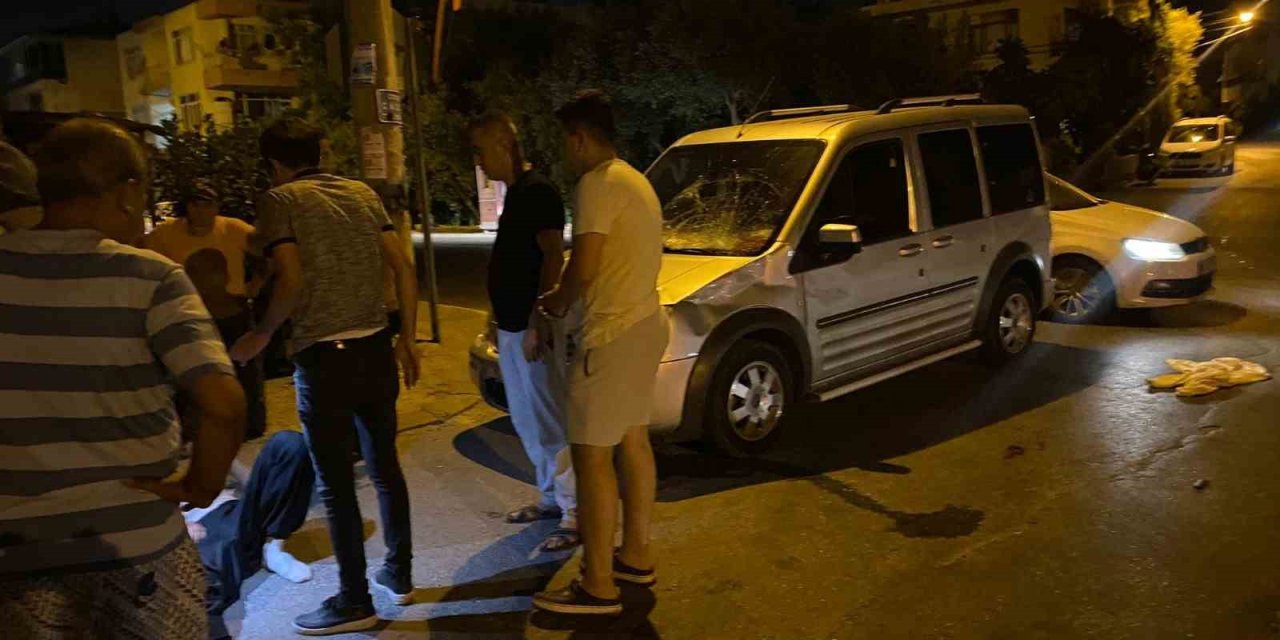 Serik’te Motosikletle Hafif Ticari Araç Çarpıştı: 1 Yaralı