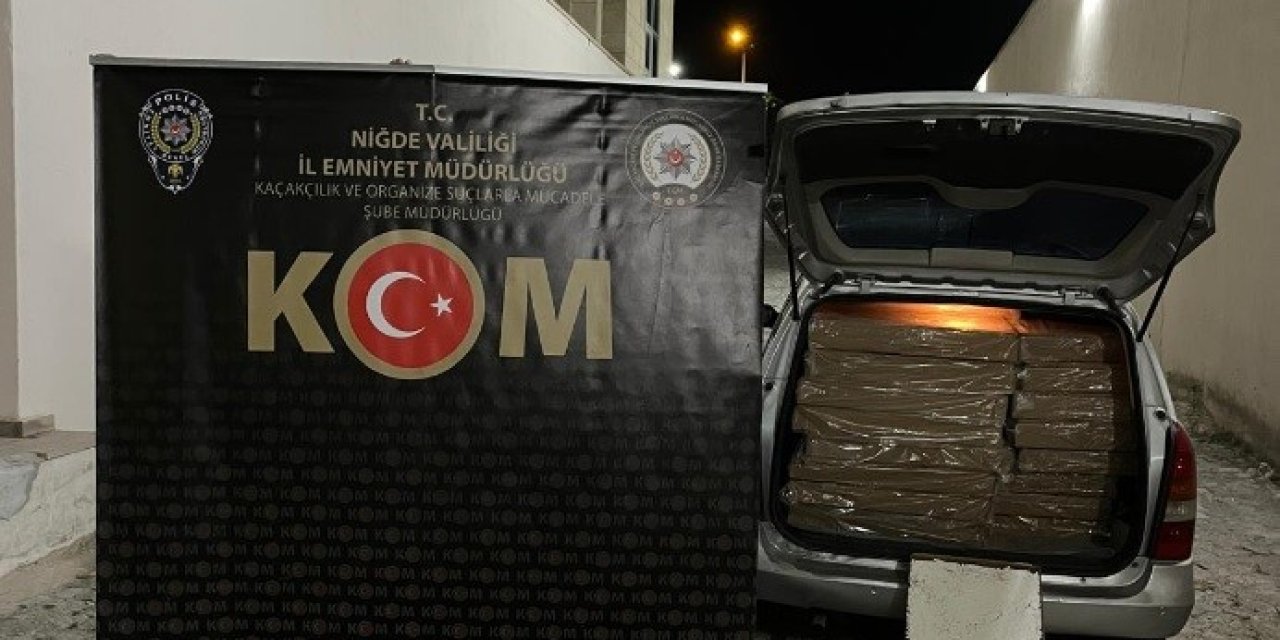 Niğde’de Kaçakçılık Operasyonu: 175 Bin Makaron Ve 40 Litre Etil Alkol Ele Geçirildi