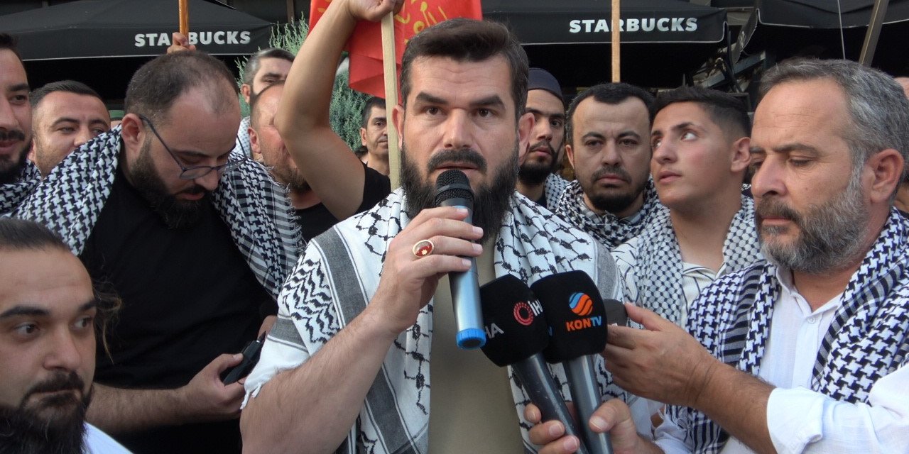 Konya’da İsrail Protestosu