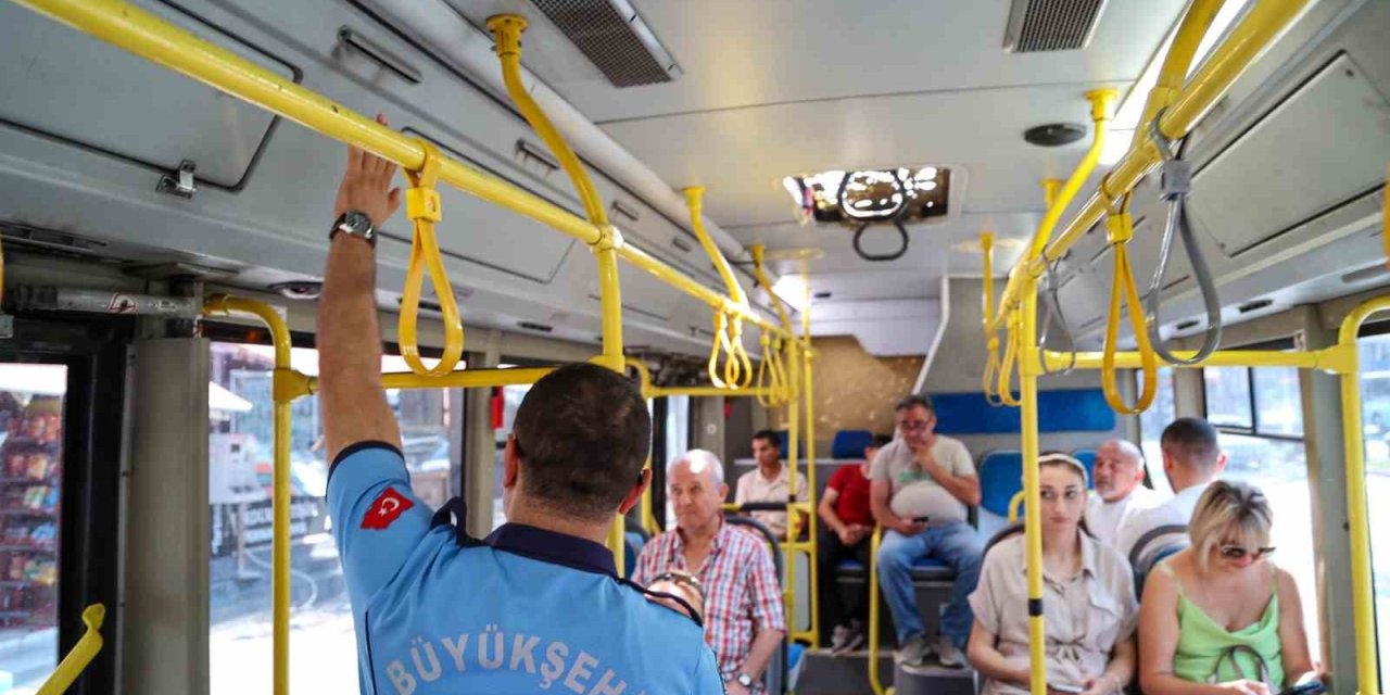 Büyükşehir’in Toplu Ulaşım Araçlarındaki Sıkı Denetimleri Devam Ediyor