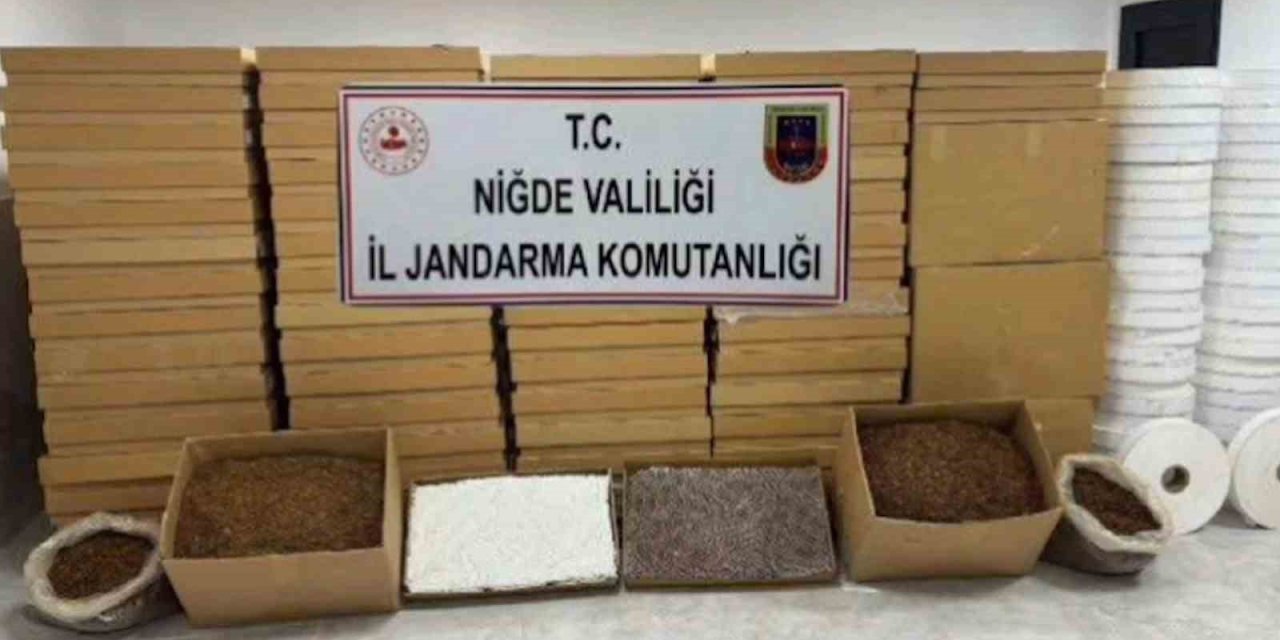 Niğde’de 50 Milyon Tl’lik Kaçak Tütün Operasyonu