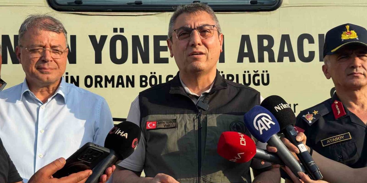 Vali Toros, Mersin’deki Orman Yangınları İle İlgili Bilgi Verdi
