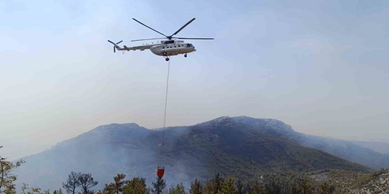 Mersin Silifke’deki Orman Yangını 3’üncü Gününde