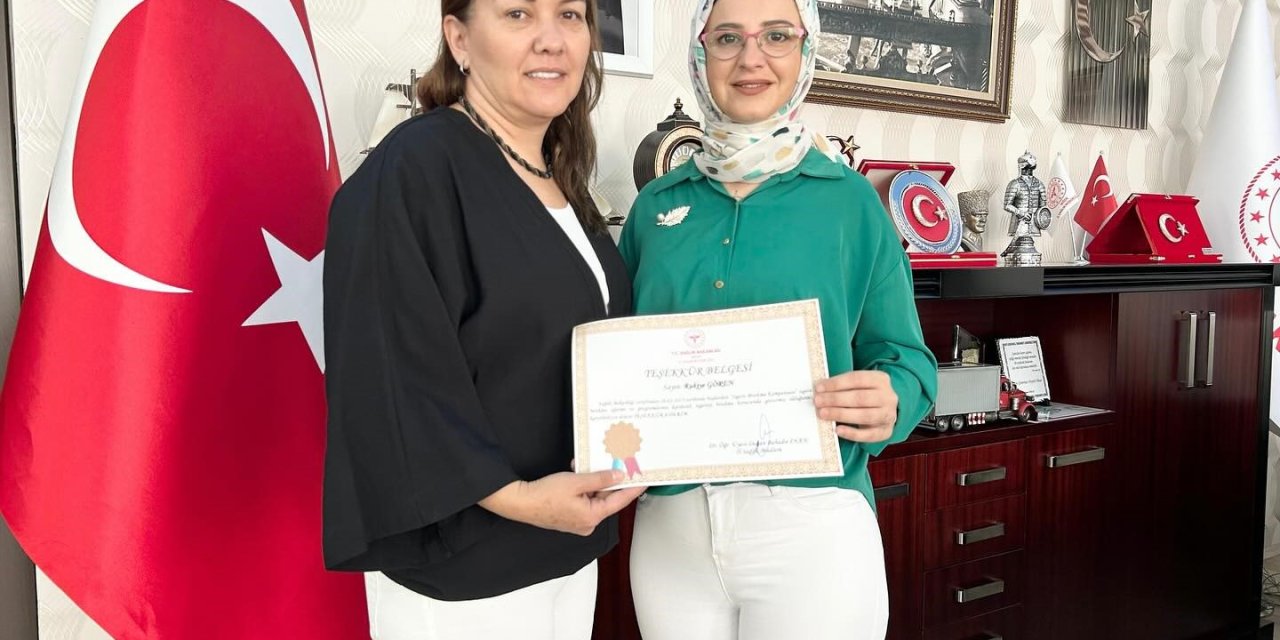 Niğde’de Sigarayı Bırakan Personellere Teşekkür Belgesi Verildi