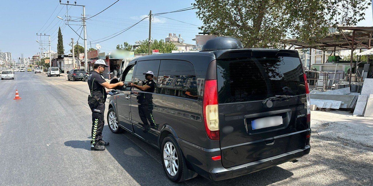 Antalya’da 1 Haftada 68 Bin Araç Denetlendi