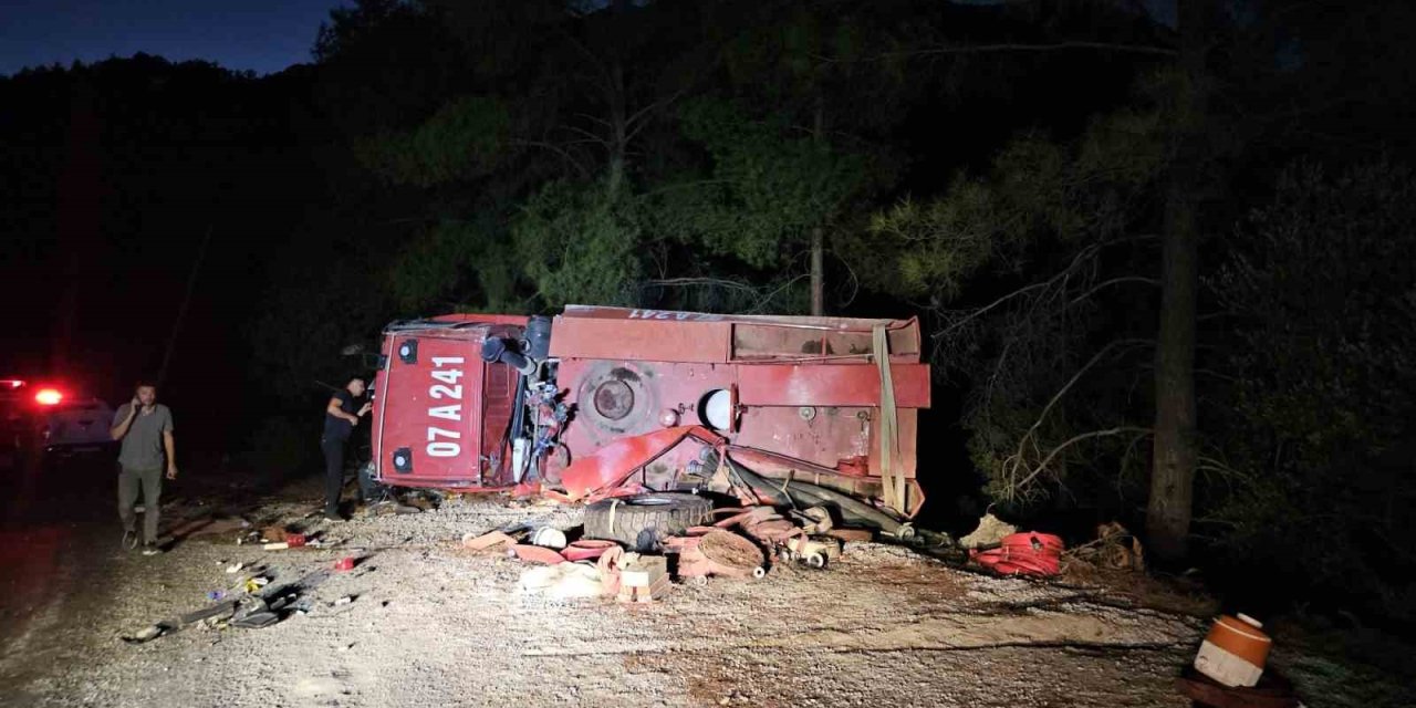 Antalya’da Arazöz Devrildi: 2 Orman İşçisi Yaralı