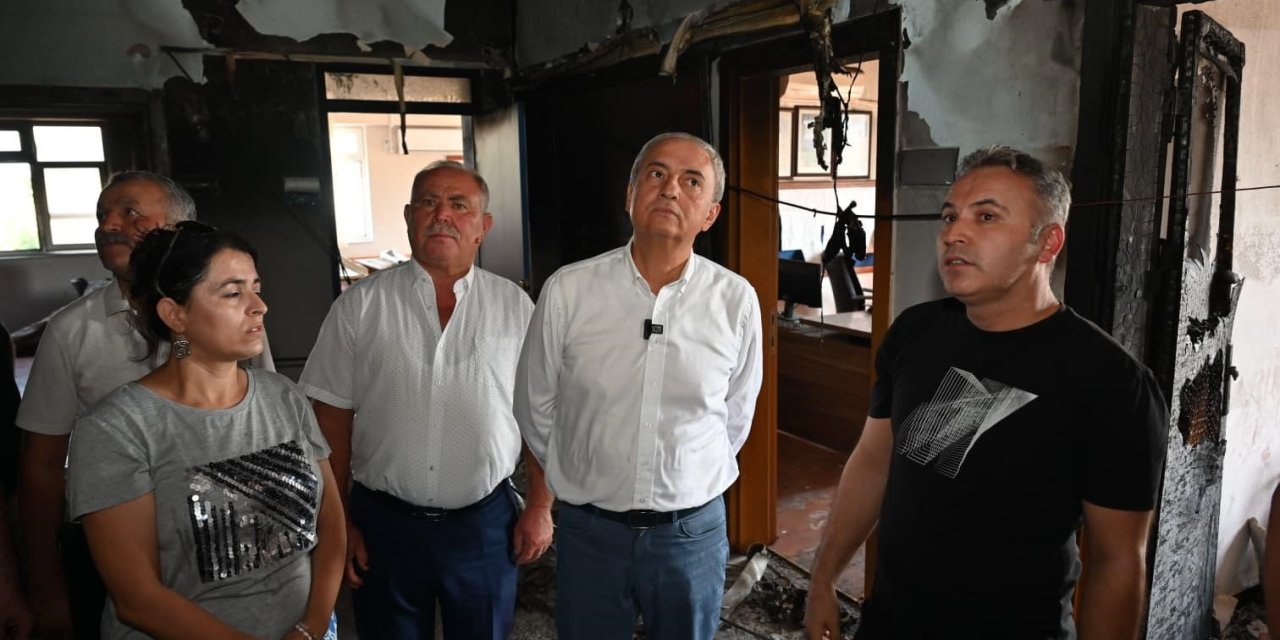 Kepez’den, Yangın Sonrası Odabaşı İlkokulu’na Destek