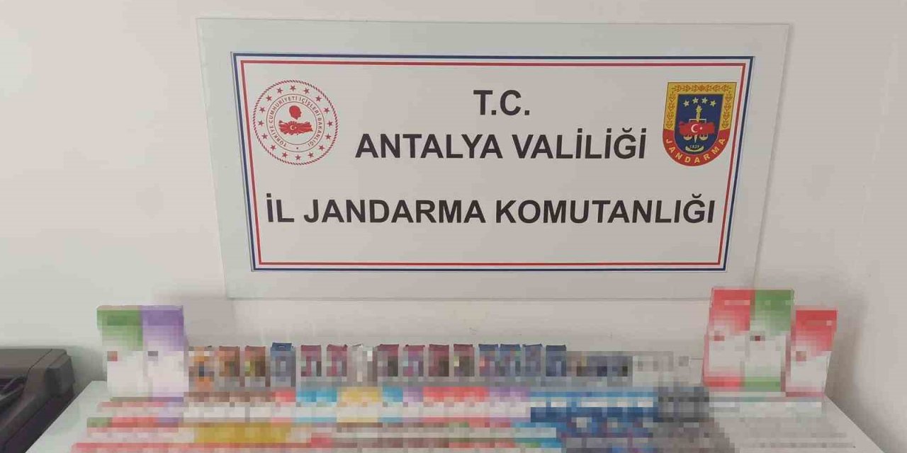 Alanya’da Kaçak Sigara Operasyonu