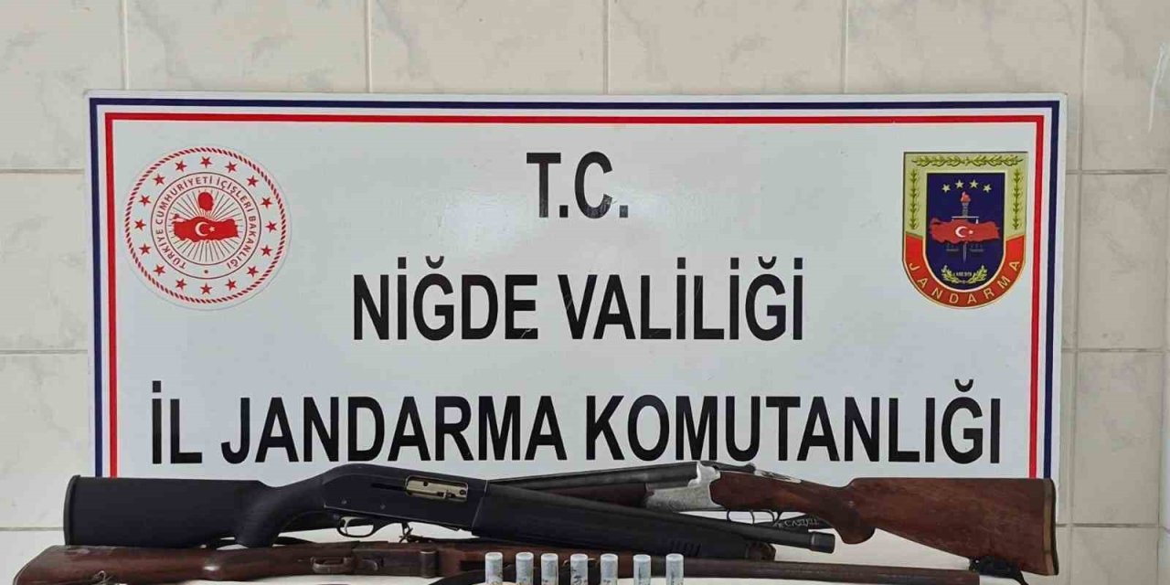 Niğde’de Ruhsatsız Silah Operasyonu: 4 Kişi Hakkında Adli İşlem Başlatıldı