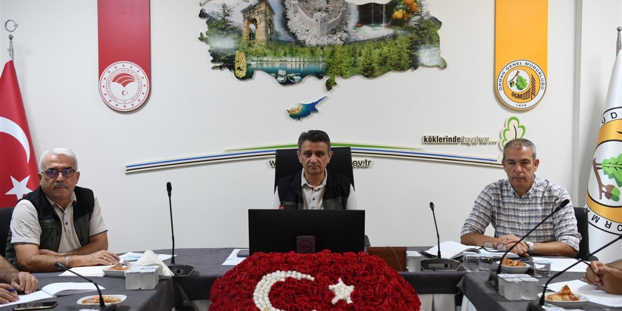 Mersin’de Yanın Değerlendirme Toplantısı Yapıldı