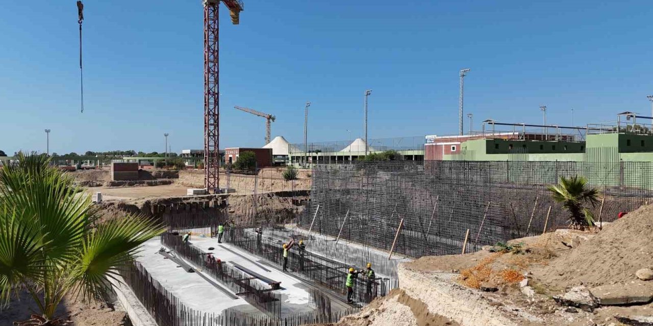 Lara Atıksu Arıtma Tesisi’nde Çalışmalar Sürüyor