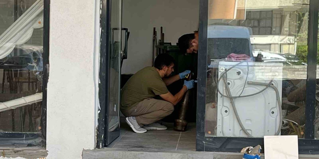 Konya’da Bir Apartmanda Top Mermisi Bulundu