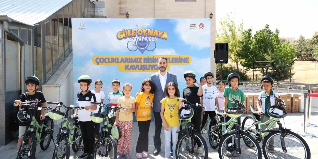 "güle Oynaya Camiye Gel" Projesi Çerçevesinde Çocuklar Bisikletlerine Kavuşmaya Devam Ediyor