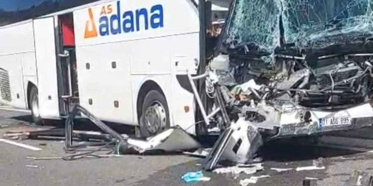 Mersin’de Biri Otobüs Üç Aracın Karıştığı Kaza Ucuz Atlatıldı
