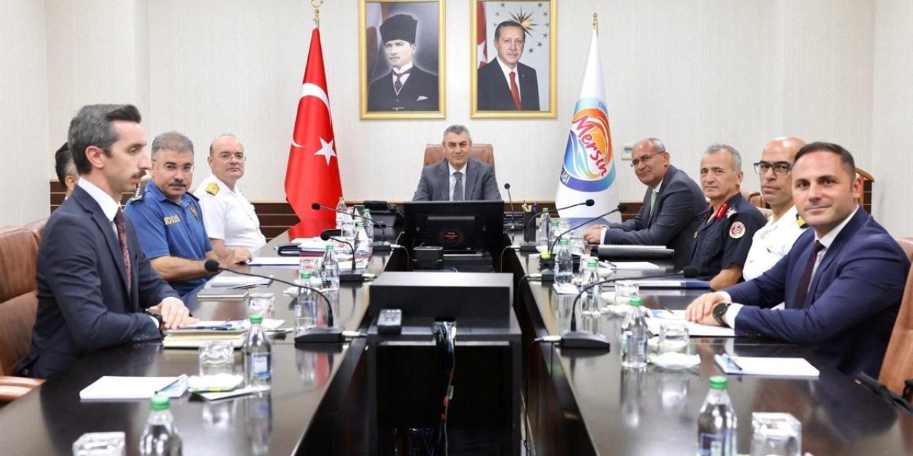 Mersin’de Güvenlik Ve Asayiş Toplantısı Yapıldı