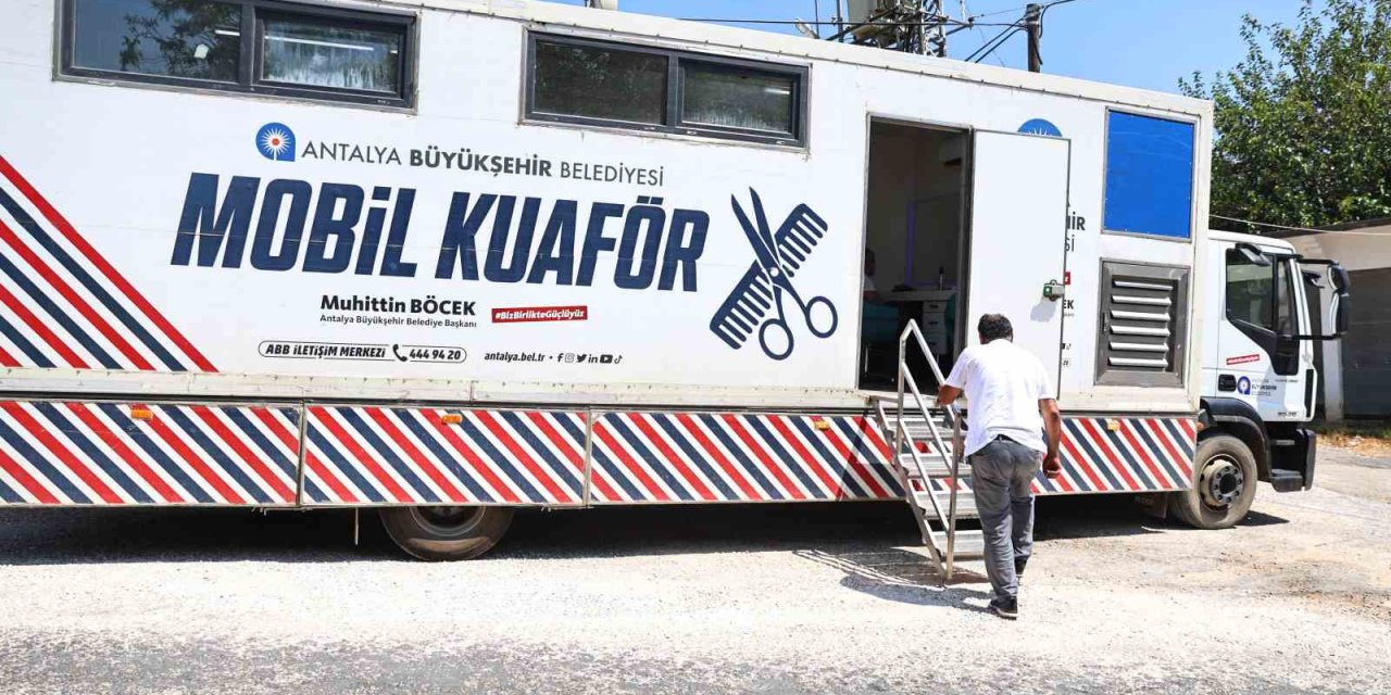 Mobil Kuaför Tırı Antalya’nın Yaylalarında