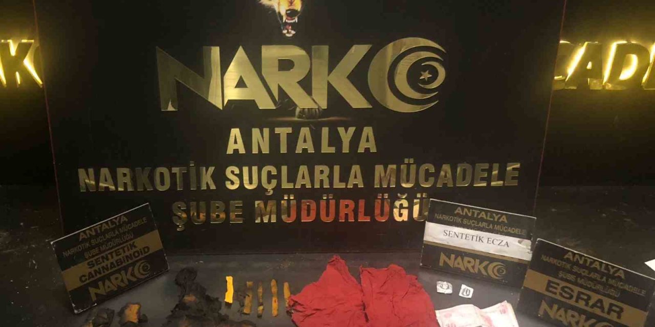 Antalya’da Uyuşturucu Operasyonlarında 7 Tutuklama